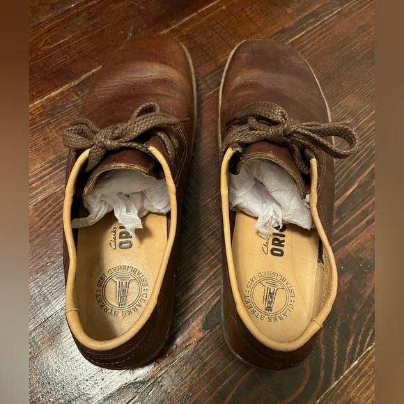 Clark’s Original Brown Leather Shoe (34344) Size 9 - Picture 6 of 8